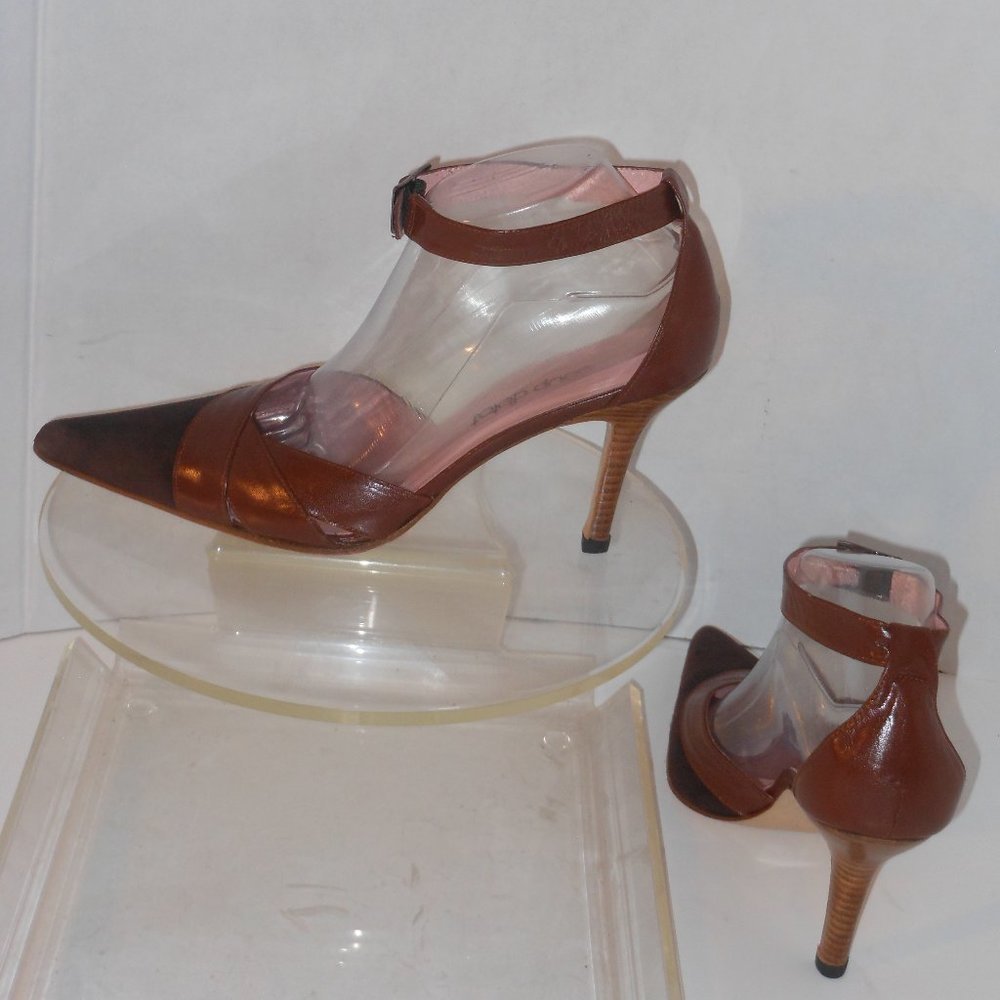 COUP DE'TAT BROWN LEATHER SHOES SIZE 9 MEDIUM - Picture 4 of 7